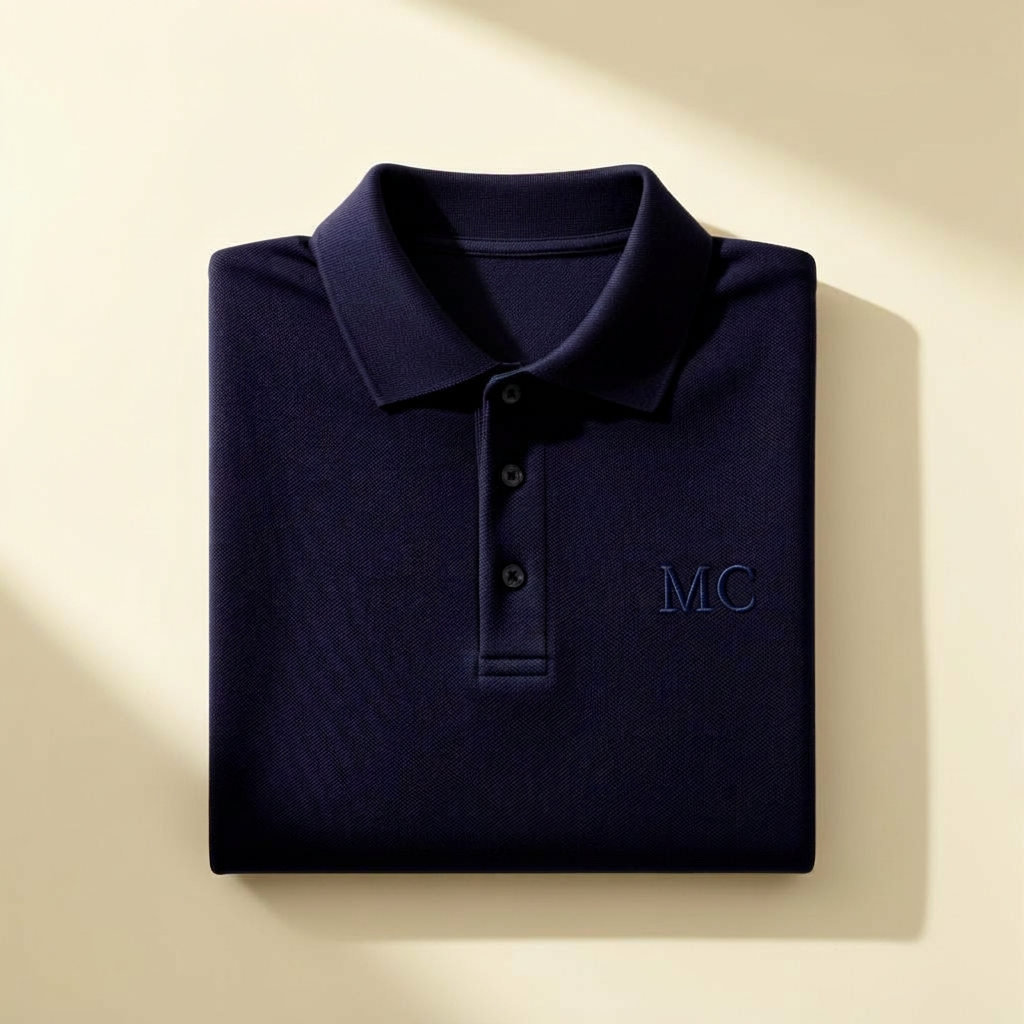 Polo Heritage Azul-Marinho